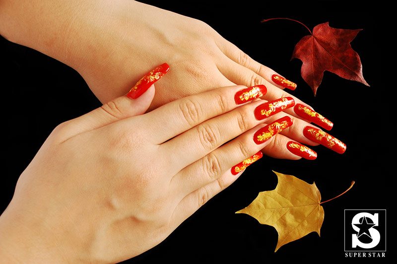 Exploring Orange color nail designs