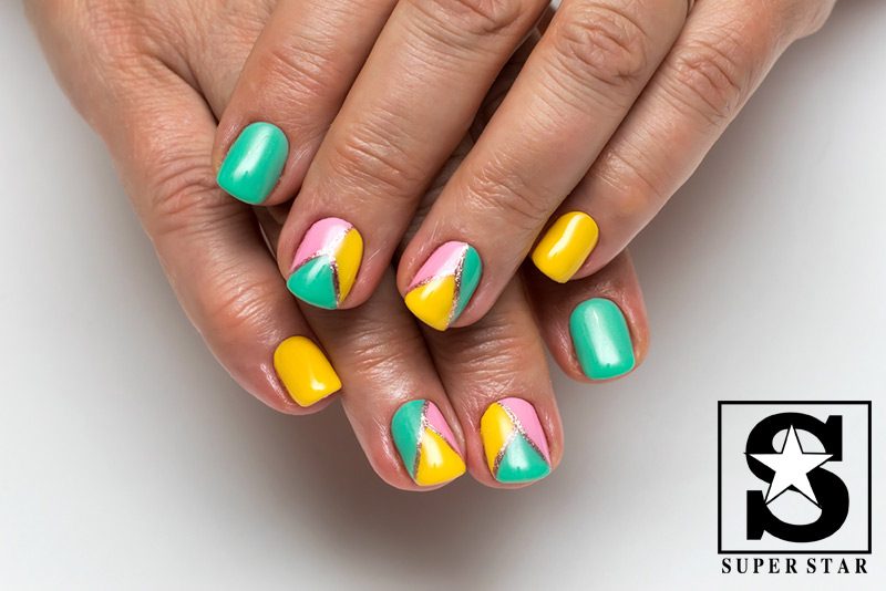 All about nails with Chartreuse color- Green mix yellow